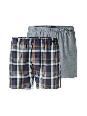 SCHIESSER | Boxershorts 2er Pkg. sortiert 5 | blau